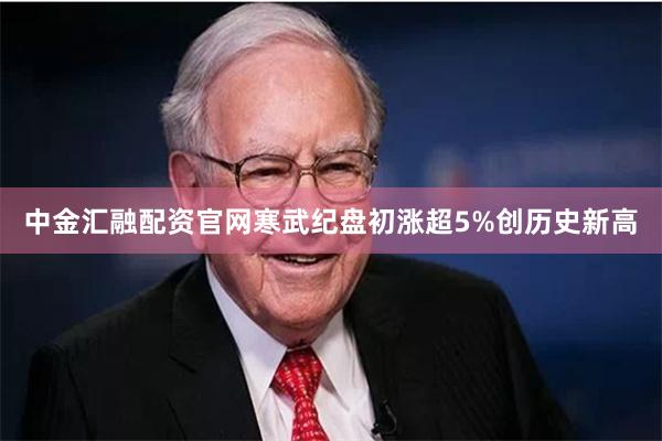 中金汇融配资官网寒武纪盘初涨超5%创历史新高