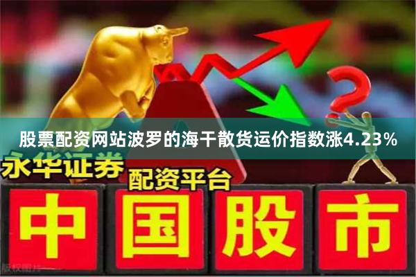 股票配资网站波罗的海干散货运价指数涨4.23%