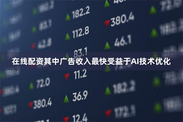 在线配资其中广告收入最快受益于AI技术优化